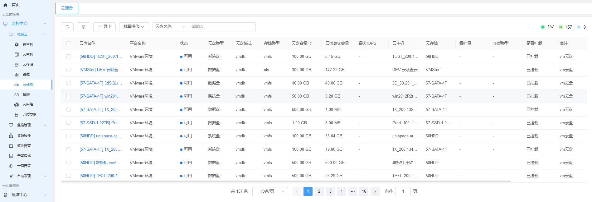 监控中心截图