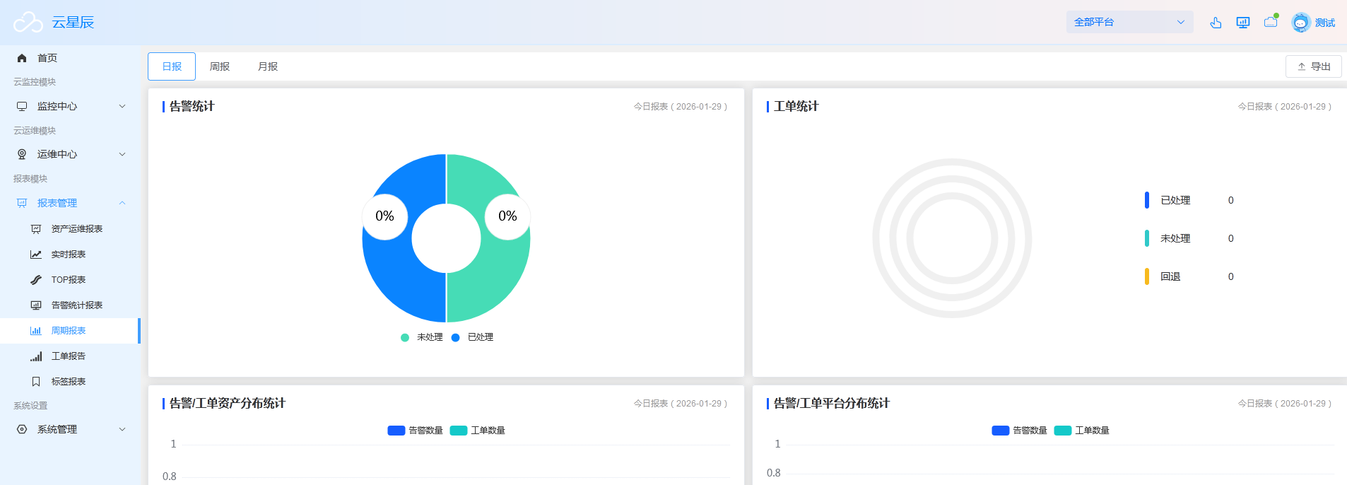 报表管理截图
